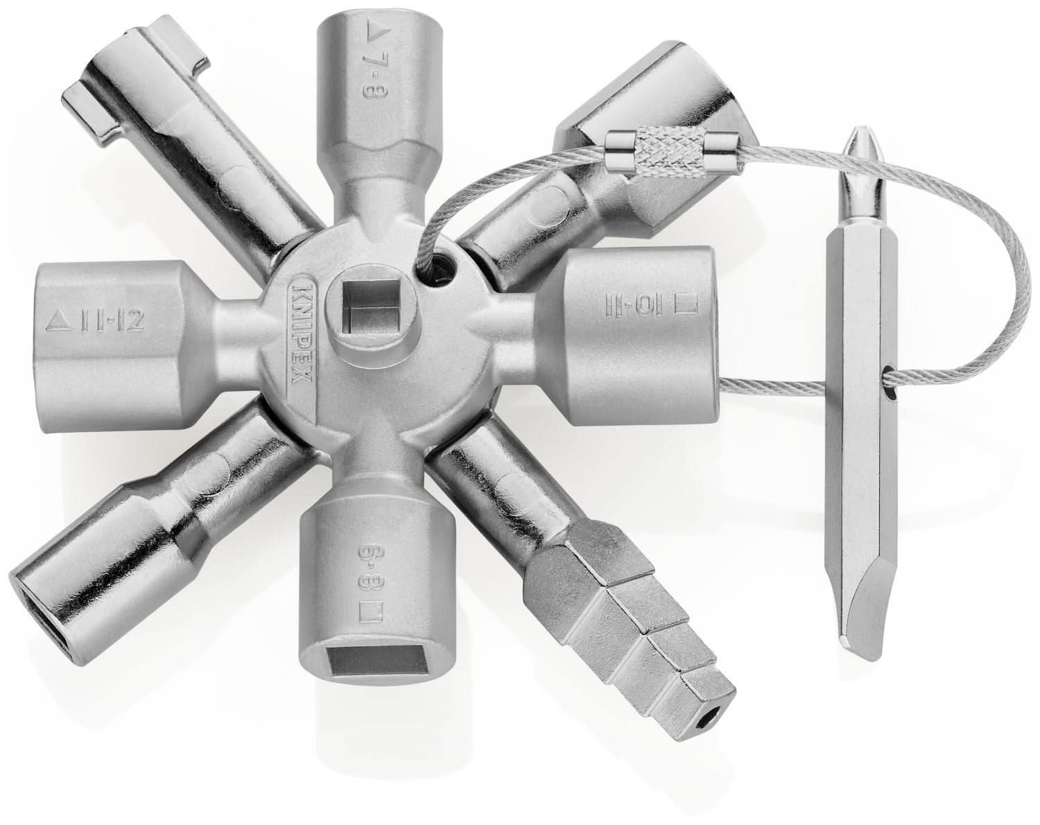 Knipex 00 11 01 TwinKey Universal Control Cabinet Key - Image 2