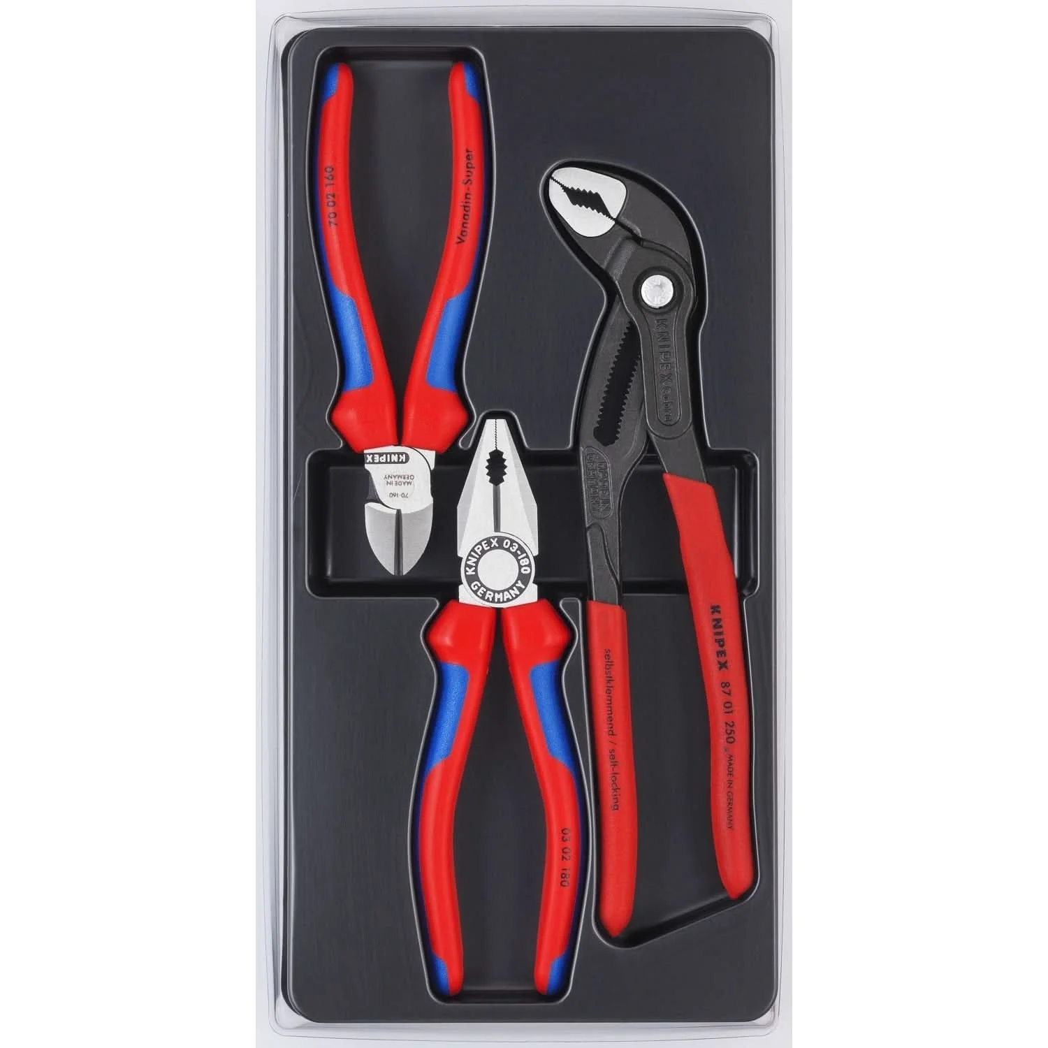 Knipex 00 20 09 V01 3 Pc Bestseller Pliers Set - Image 1