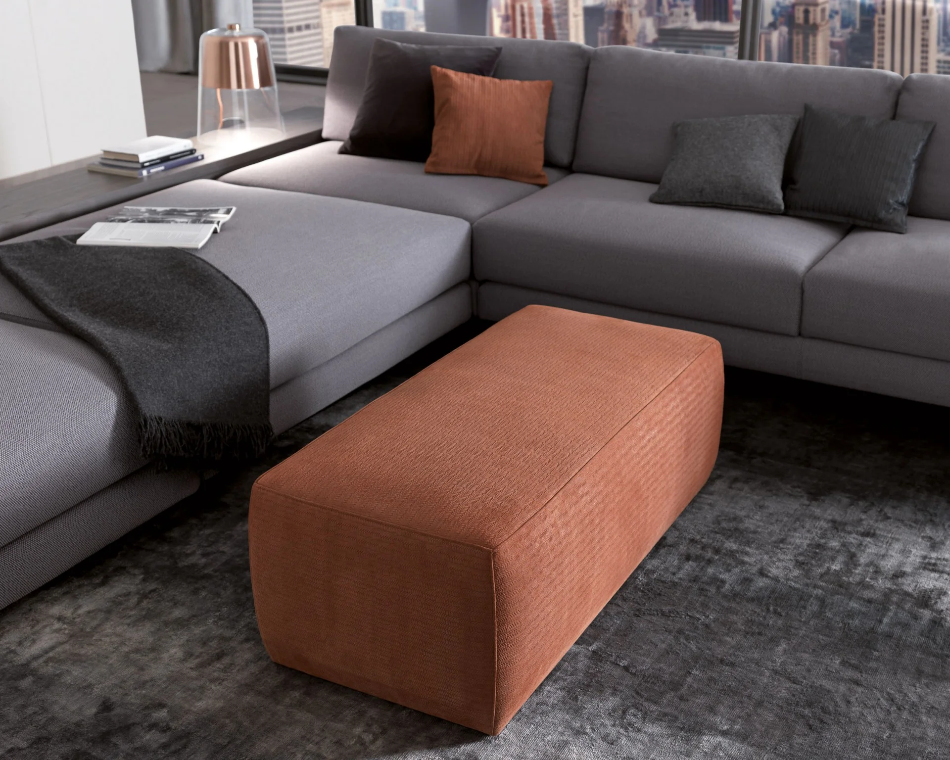 MISURAEMME | STONE RECTANGLE POUF| $2,974.00 - Image 2