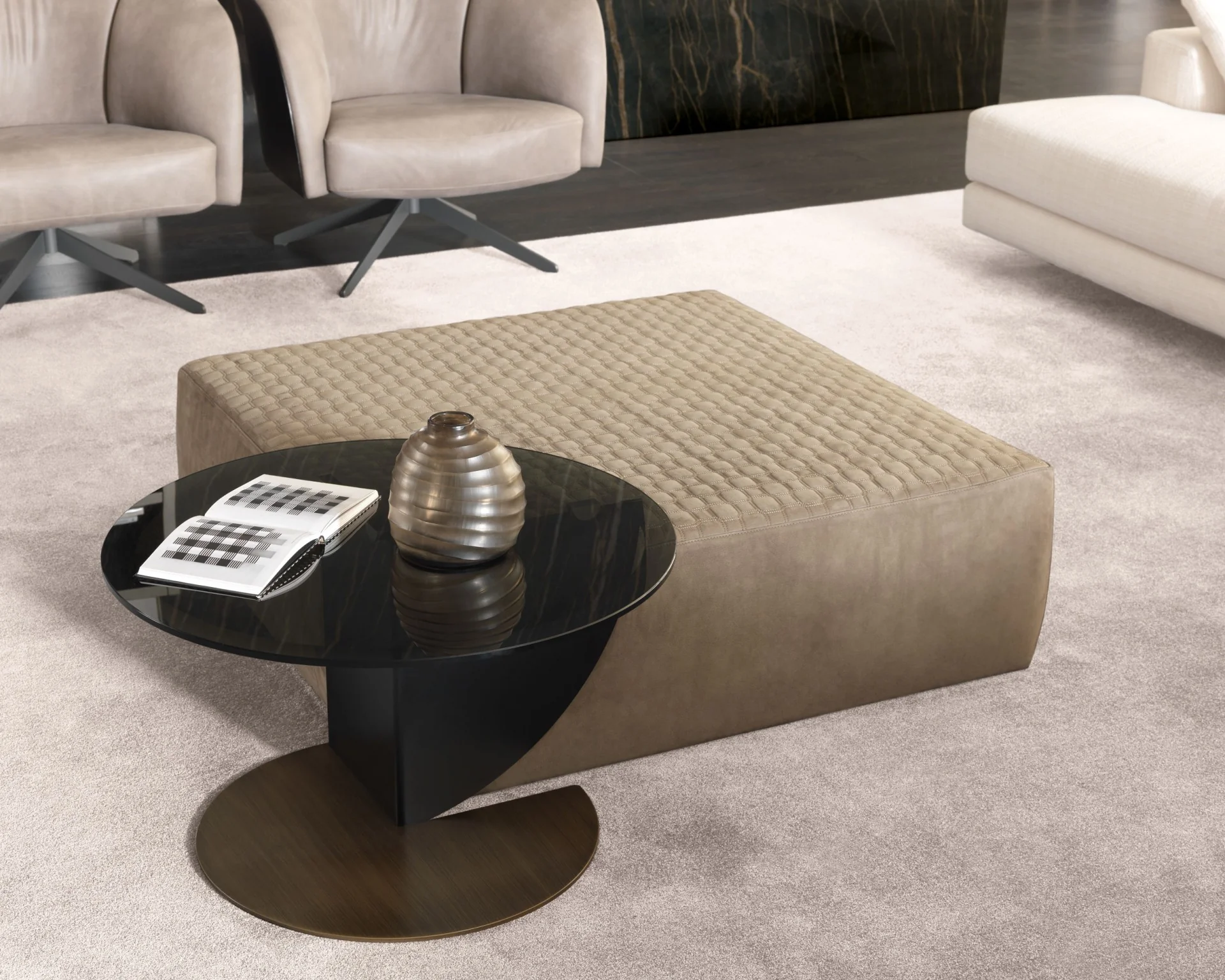 MISURAEMME | STONE LARGE SQUARE POUF | $3,910.00 - Image 2