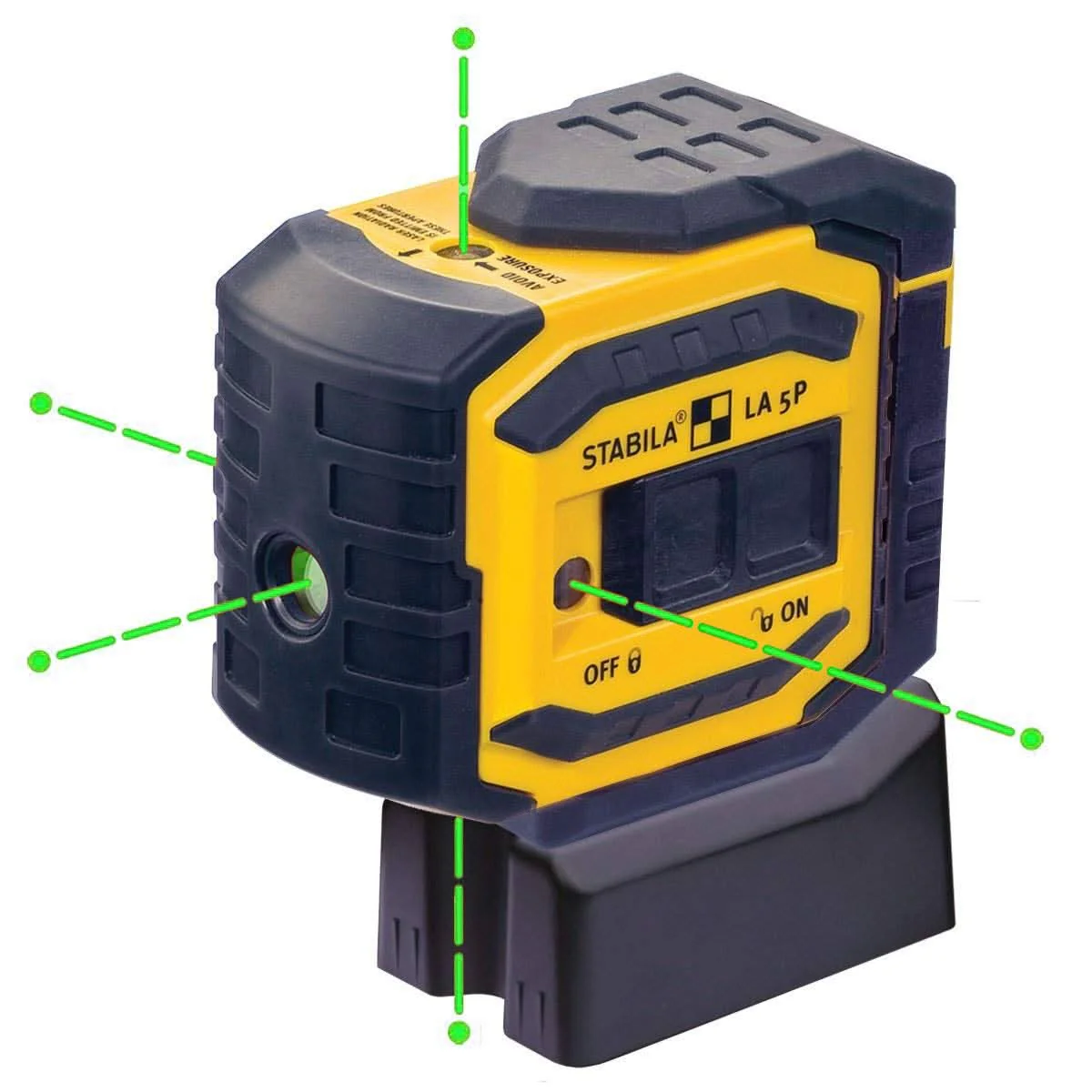 Stabila 03165 LA-5P Green 5 Point Laser Level Set - Image 3