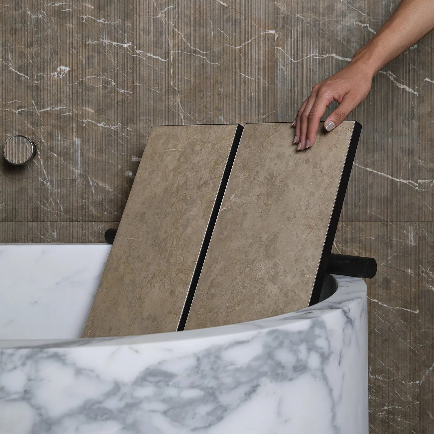 LUCE DI CARRARA | TUBE BACKREST | $5,104.25 - $5,496.89 - Image 1