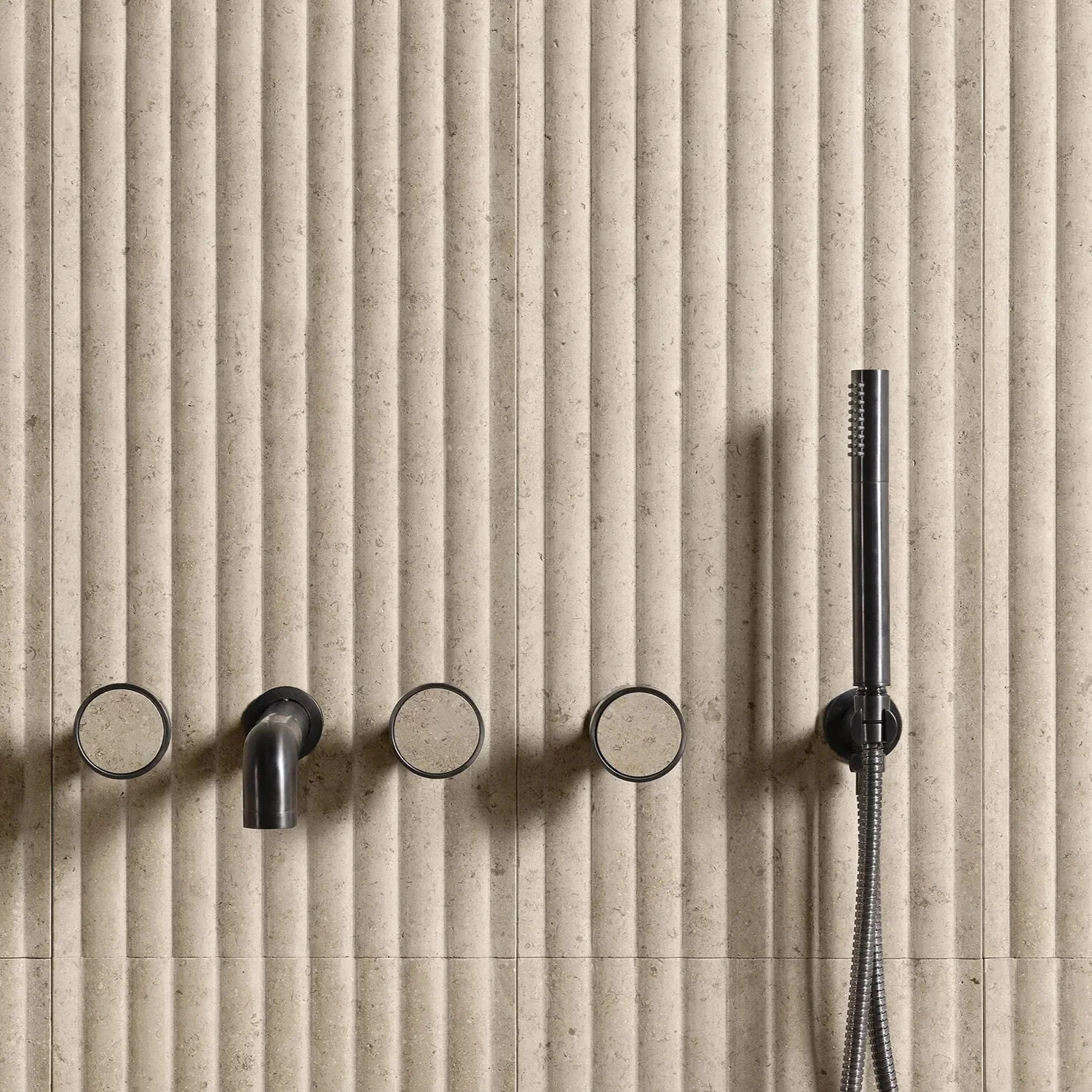 LUCE DI CARRARA | BOLD WALL MOUNTED FACET WITH SHOWER HEAD | $3,489.93 - Image 1