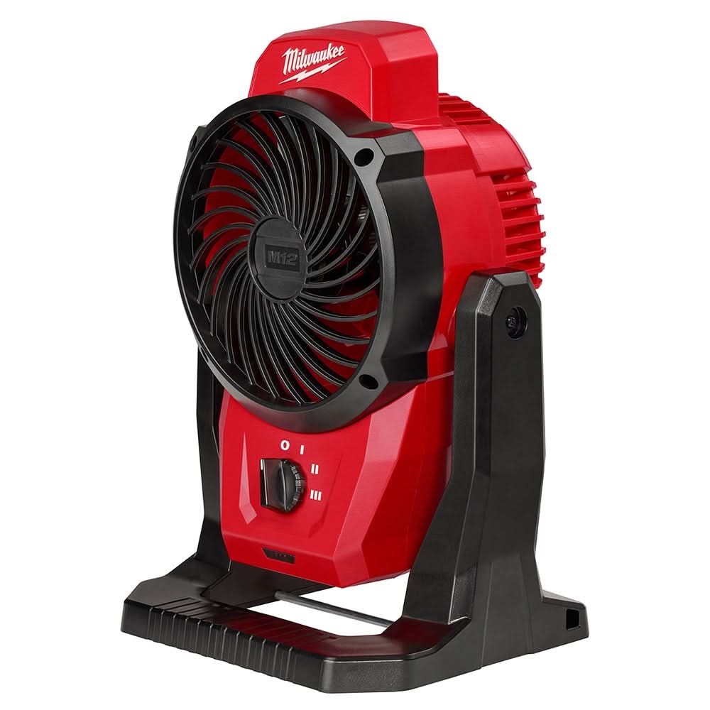 Milwaukee PROMO 0820-20 M12 Cordless 400-CFM Mounting Fan, Tool Only (PROMO) - Image 1