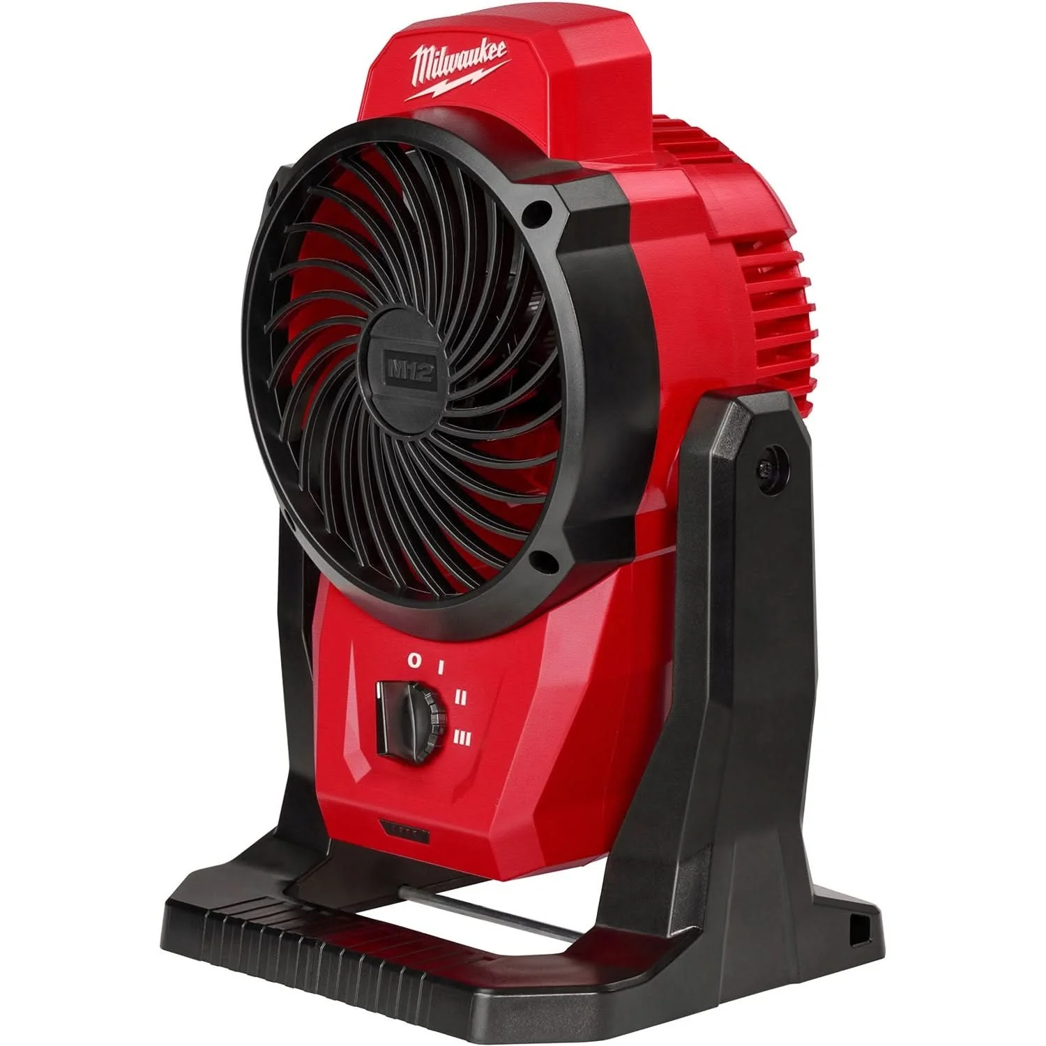 Milwaukee 0820-20 M12 Cordless 400-CFM Mounting Fan with Charger and 2.0Ah Battery Starter Kit - Image 2