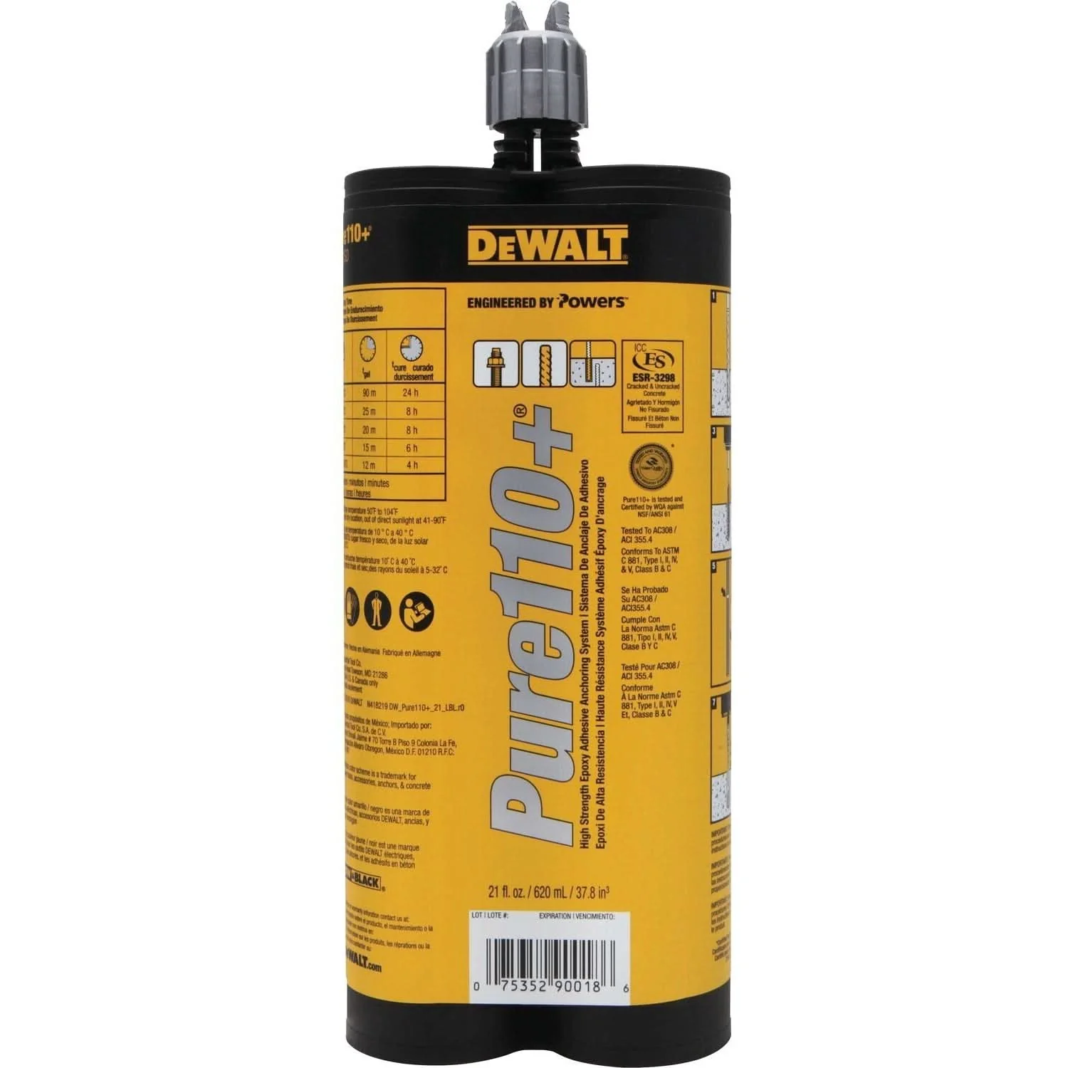 DeWalt 08321SD PURE110+ 20.5 Fl. Oz. Dual Cartridge (12-Pack) - Image 1