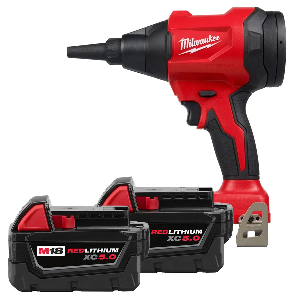 Milwaukee 0887-20 M18 Brushless 570-MPH Precision Blower + (2) 5.0Ah Batteries - Image 1