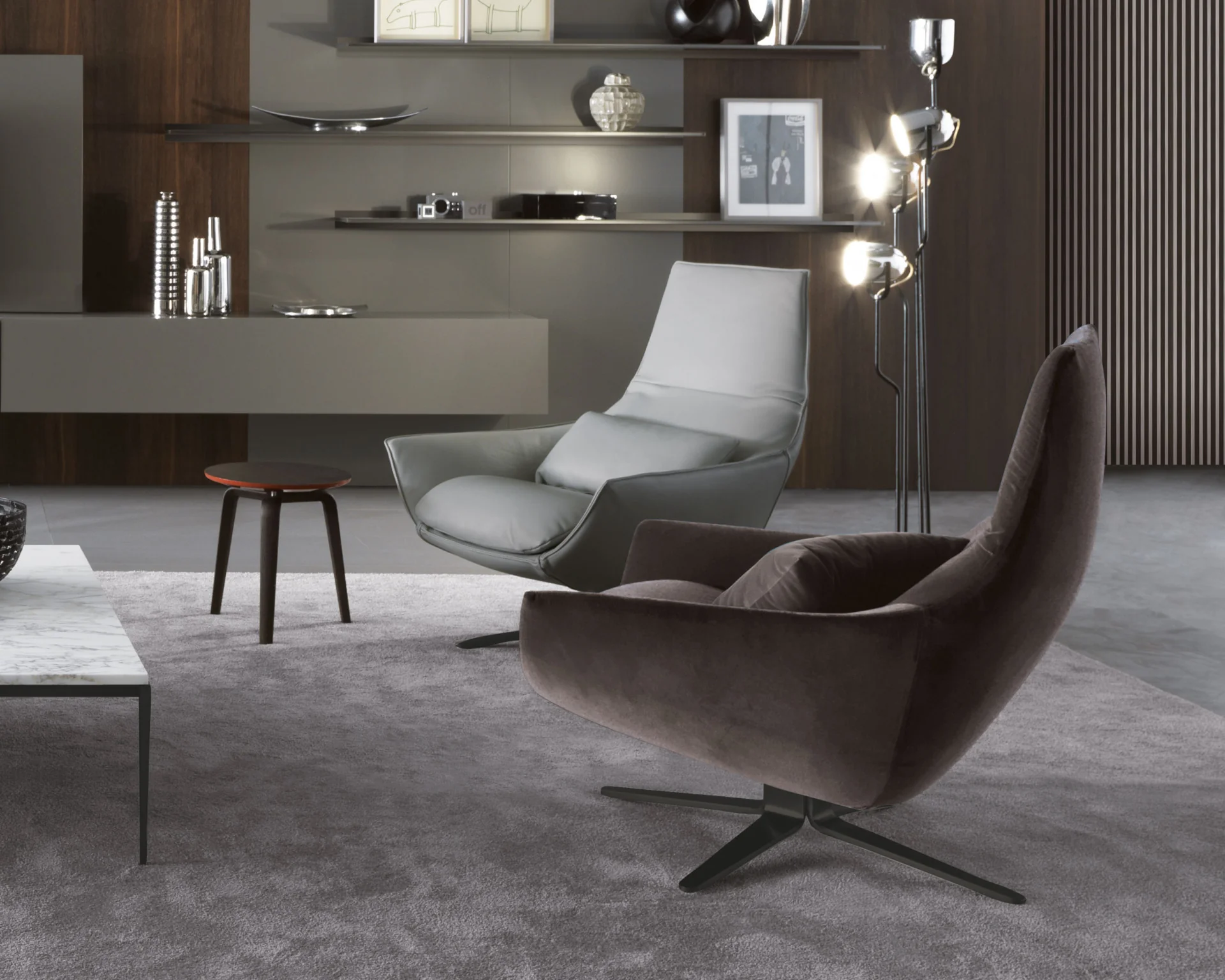 MISURAEMME | ERMES SWIVEL ARMCHAIR | $10,192.00 - Image 2