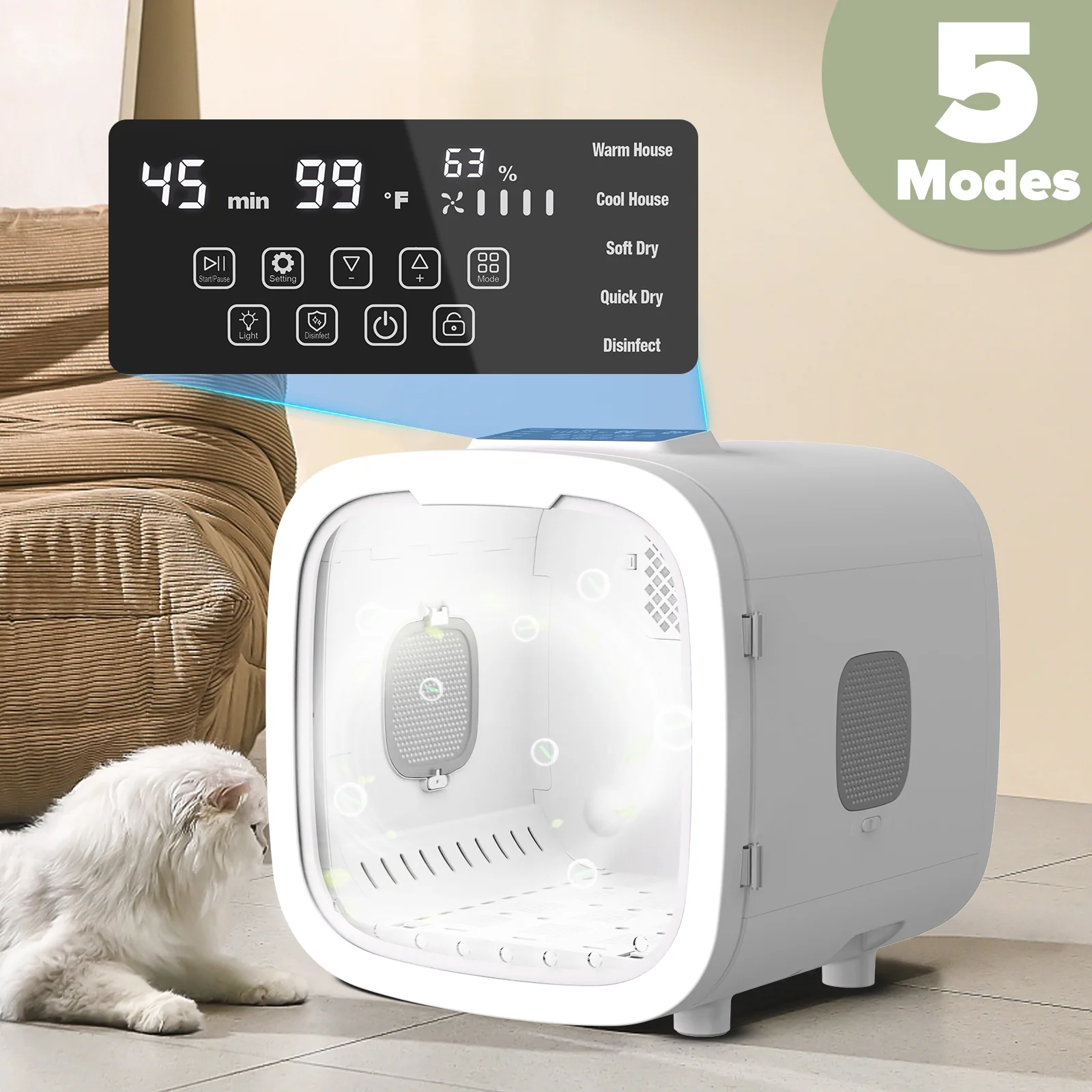 Advwin Smart Pet Dryer Box Smart Temperature Control - Image 2
