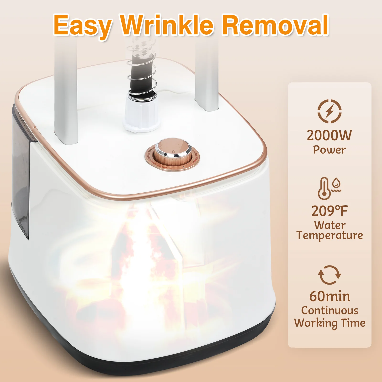 Advwin Garment Steamer 10 Steam Levels - Image 2