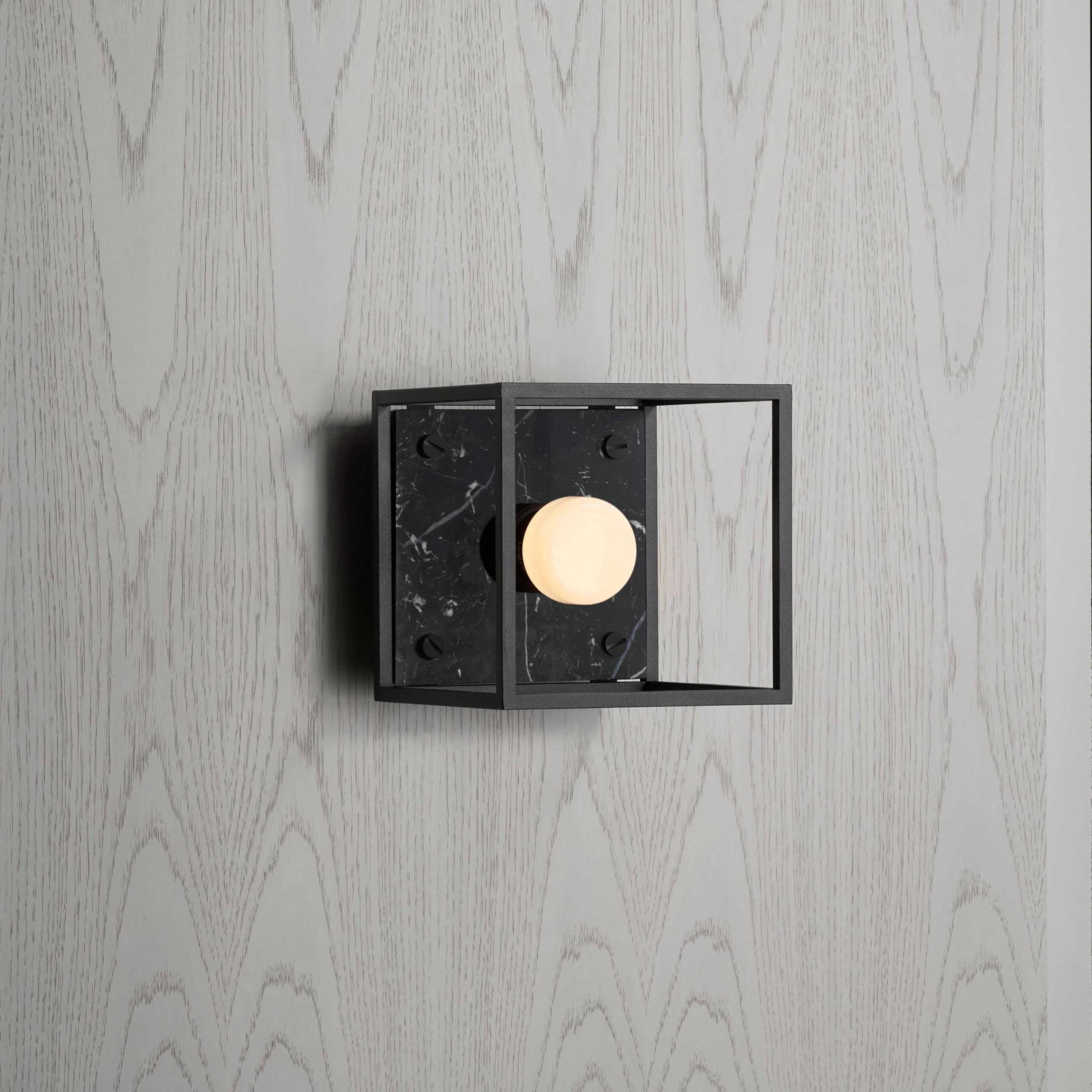 BUSTER AND PUNCH | SMALL CAGE LIGHT BLACK MARBLE – 5