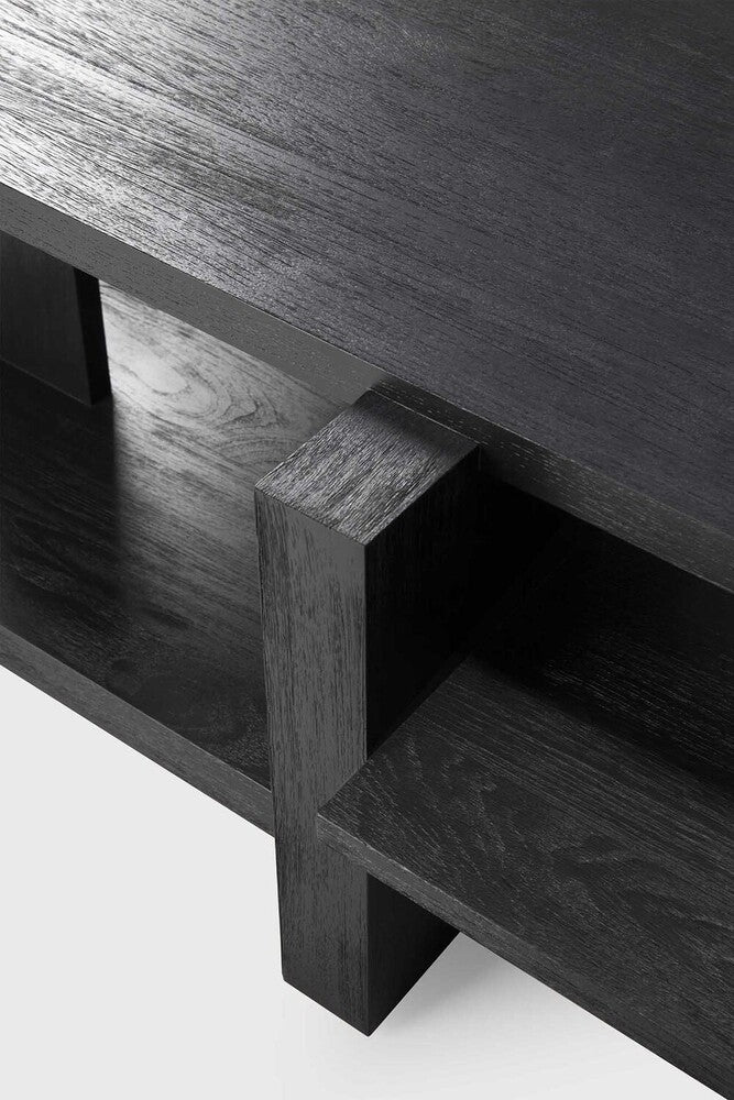 ETHNICRAFT ABSTRACT COFFEE TABLE -  TEAK BLACK | $2,519.00 - Image 3
