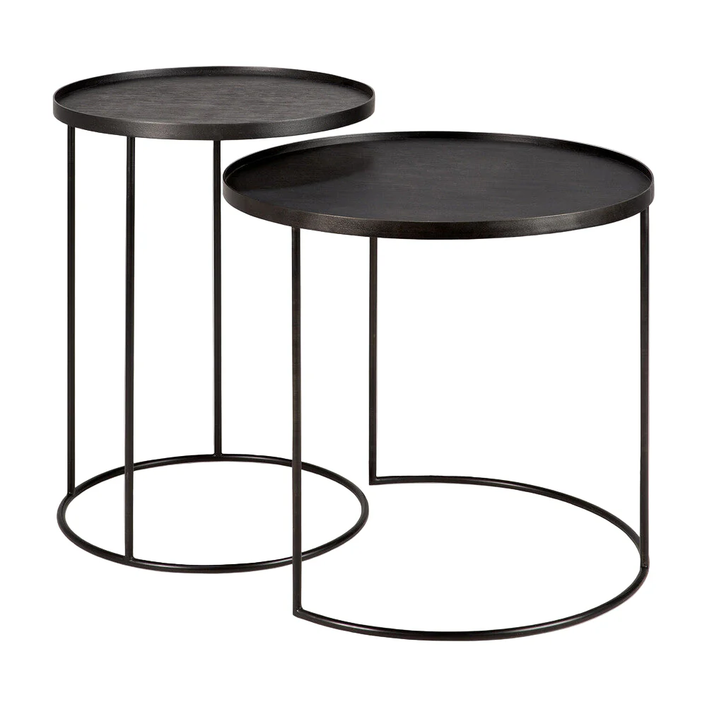 ETHNICRAFT TRAY SIDE TABLE SET | $609.00 - Image 1