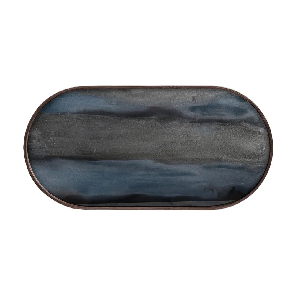ETHNICRAFT ORGANIC GLASS TRAY | 9.00