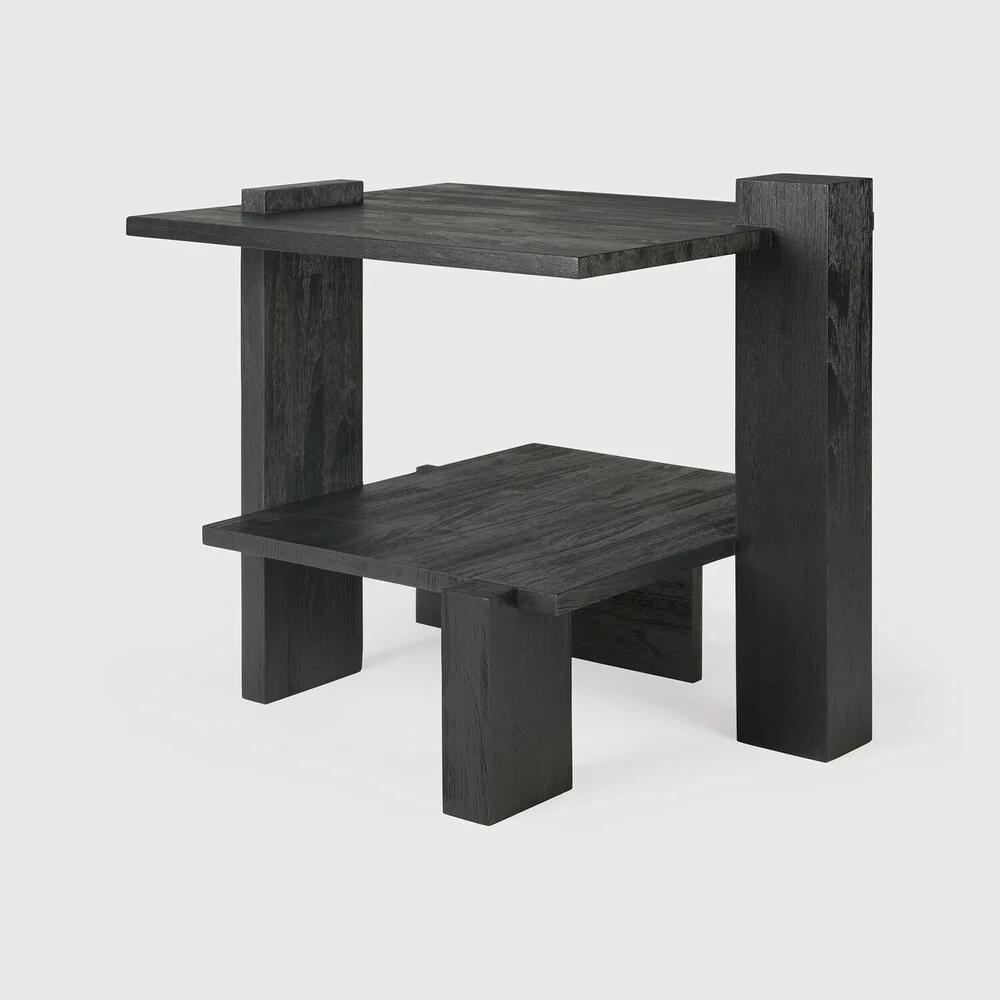 ETHNICRAFT ABSTRACT SIDE TABLE - TEAK BLACK | $749.00 - Image 2