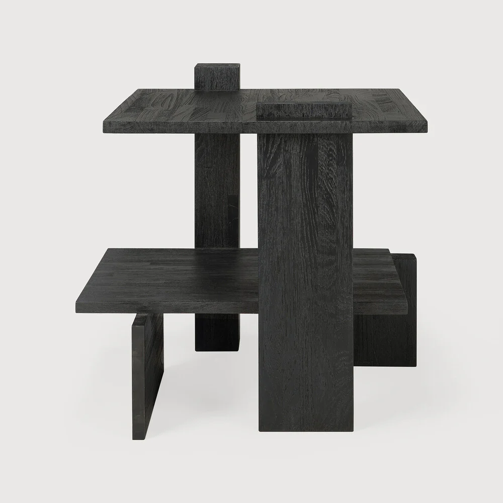 ETHNICRAFT ABSTRACT SIDE TABLE - TEAK BLACK | $749.00 - Image 3