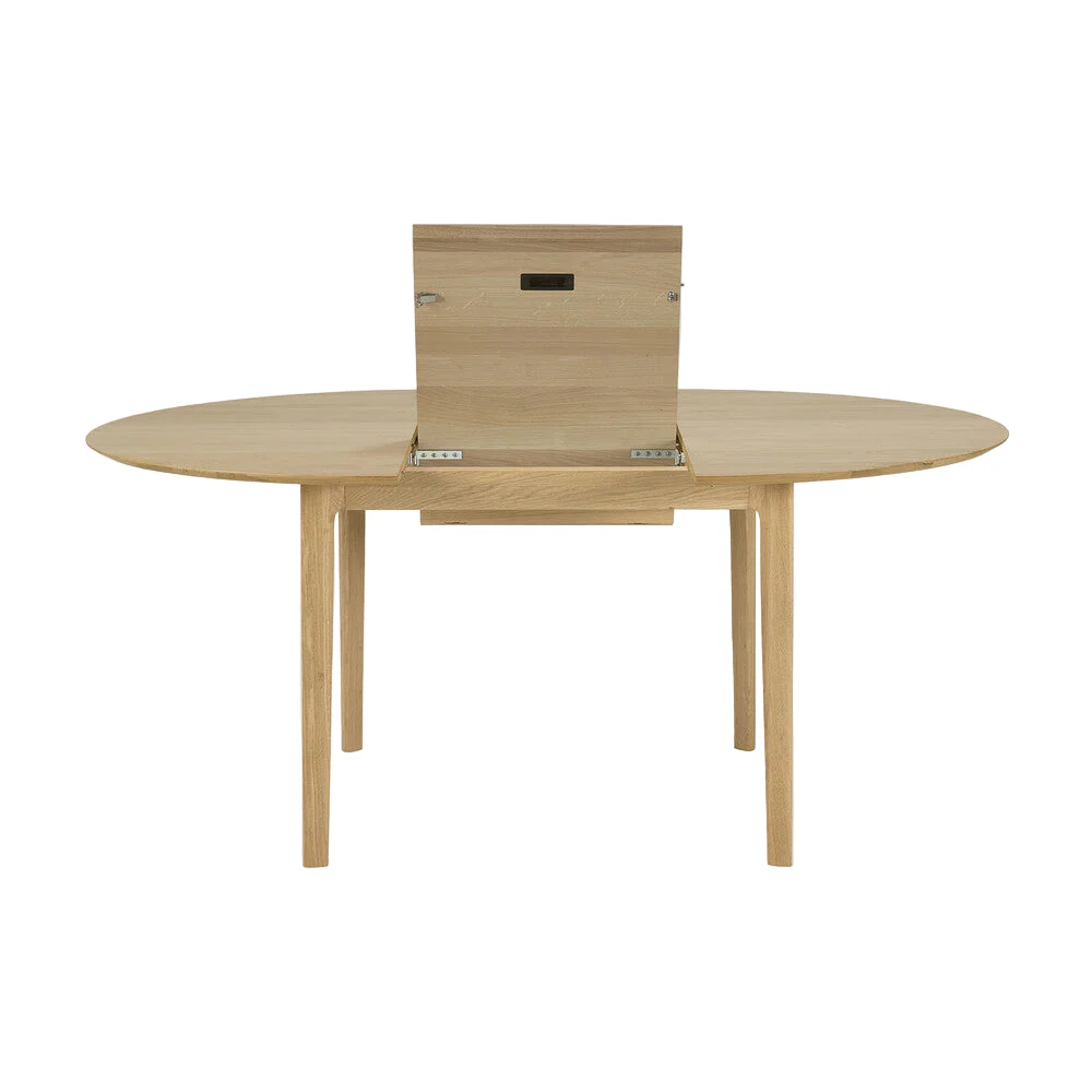 ETHNICRAFT BOK ROUND EXTENDABLE DINING TABLE - OAK | $4,759.00 - Image 2