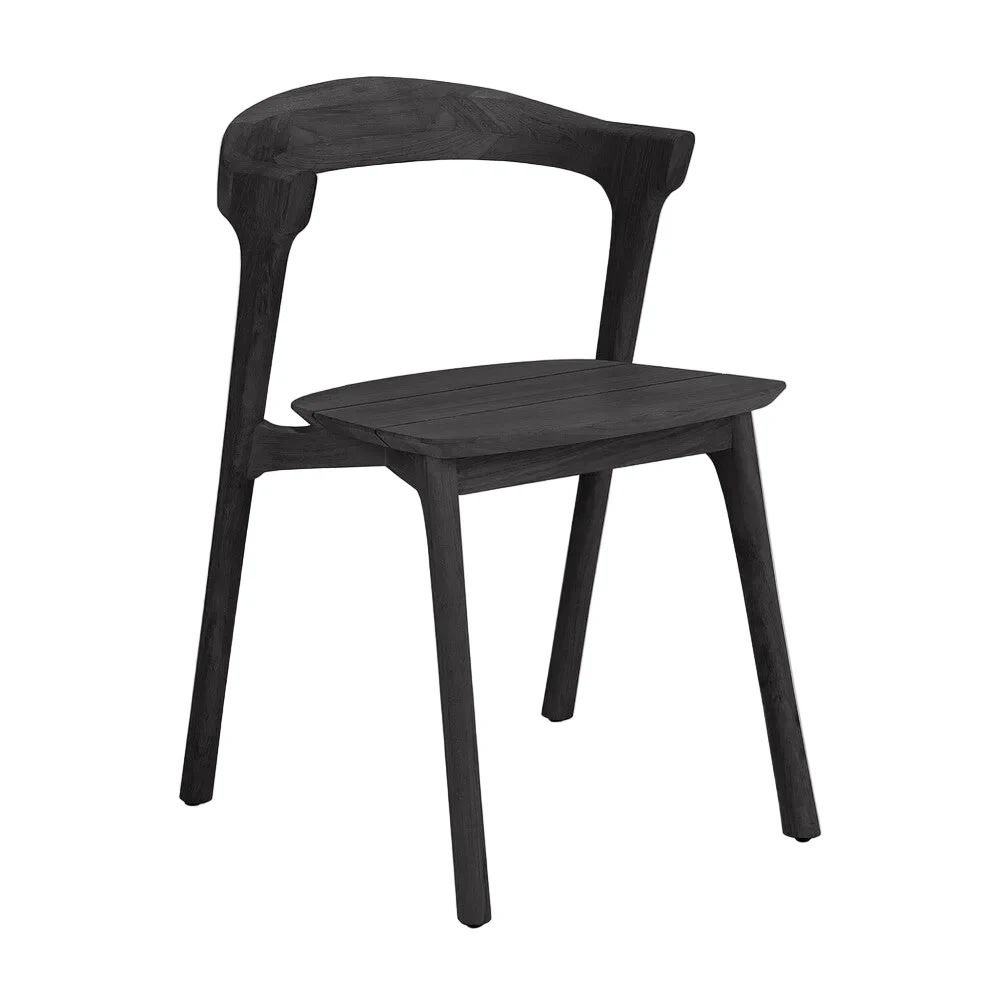 ETHNICRAFT BOK OUTDOOR DINING CHAIR - TEAK BLACK | $1,059.00 - $1.158.00 - Image 1