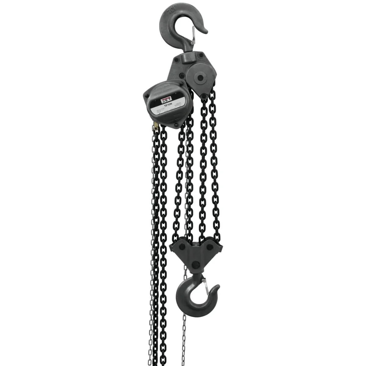 JET 101962 S90-1000-20, 10-Ton Hand Chain Hoist With 20-Foot Lift