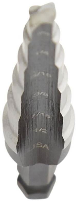 Irwin 10232 UNIBIT HSS #2 6 Step Drill Bit 2 3/16-in. - 1/2-in. - Image 3