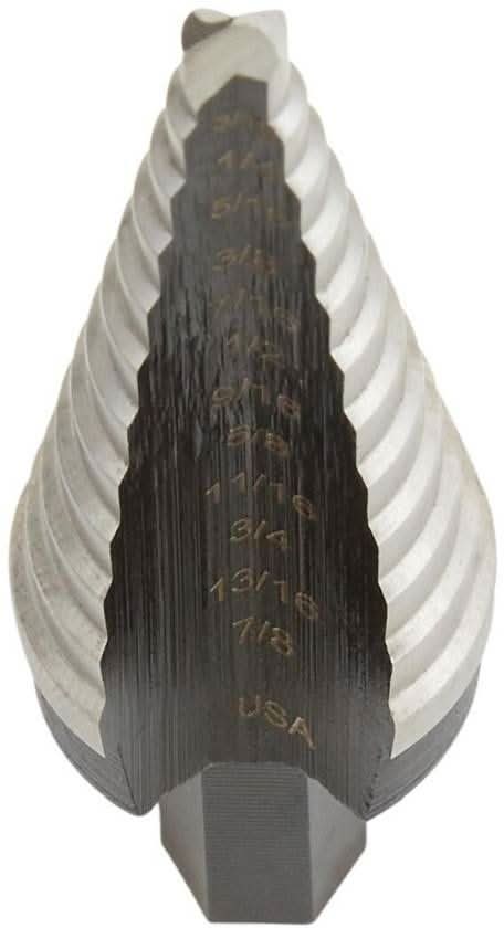 Irwin 10234 UNIBIT HSS #4 12 Step Drill Bit 3/16-in. - 7/8-in. - Image 3
