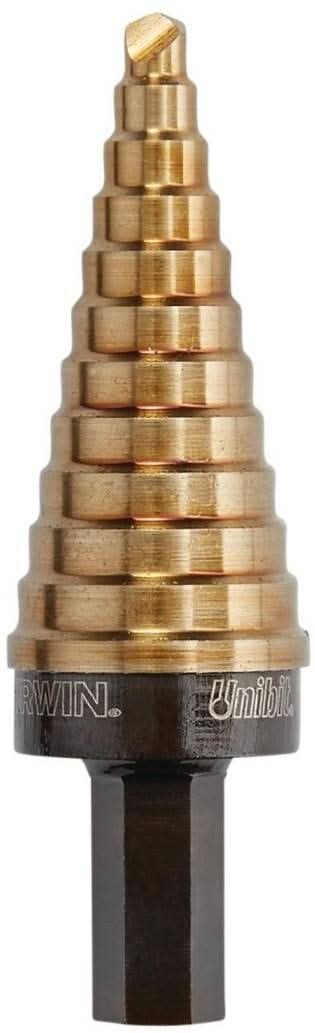 Irwin 10234CB Unibit Cobalt Alloy Steel #4 12 Step Drill Bit 3/16-in. - 7/8-in. - Image 2