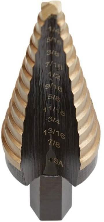 Irwin 10234CB Unibit Cobalt Alloy Steel #4 12 Step Drill Bit 3/16-in. - 7/8-in. - Image 3