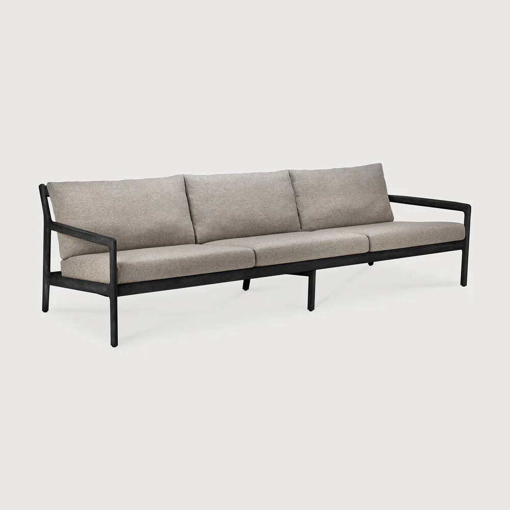 ETHNICRAFT JACK OUTDOOR 3 SEATER SOFA - TEAK BLACK | $4,719.00 - $6,486.00 - Image 3