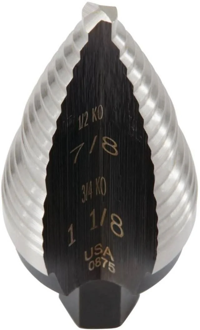 Irwin 10239 High Speed Steel Fractional Self-Starting #9 Hole Sizes 7/8-in. - 1-1/8-in. - Image 2