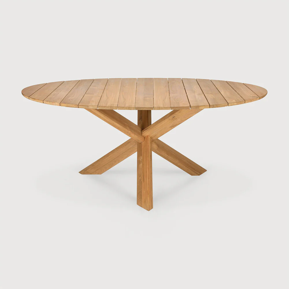 ETHNICRAFT CIRCLE OUTDOOR DINING TABLE - TEAK | $3,289.00 - $4,109.00 - Image 2