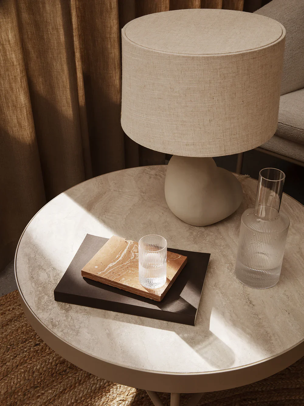 FERM LIVING | TRAVERTINE TABLE - LARGE | $1,229.00 - Image 2