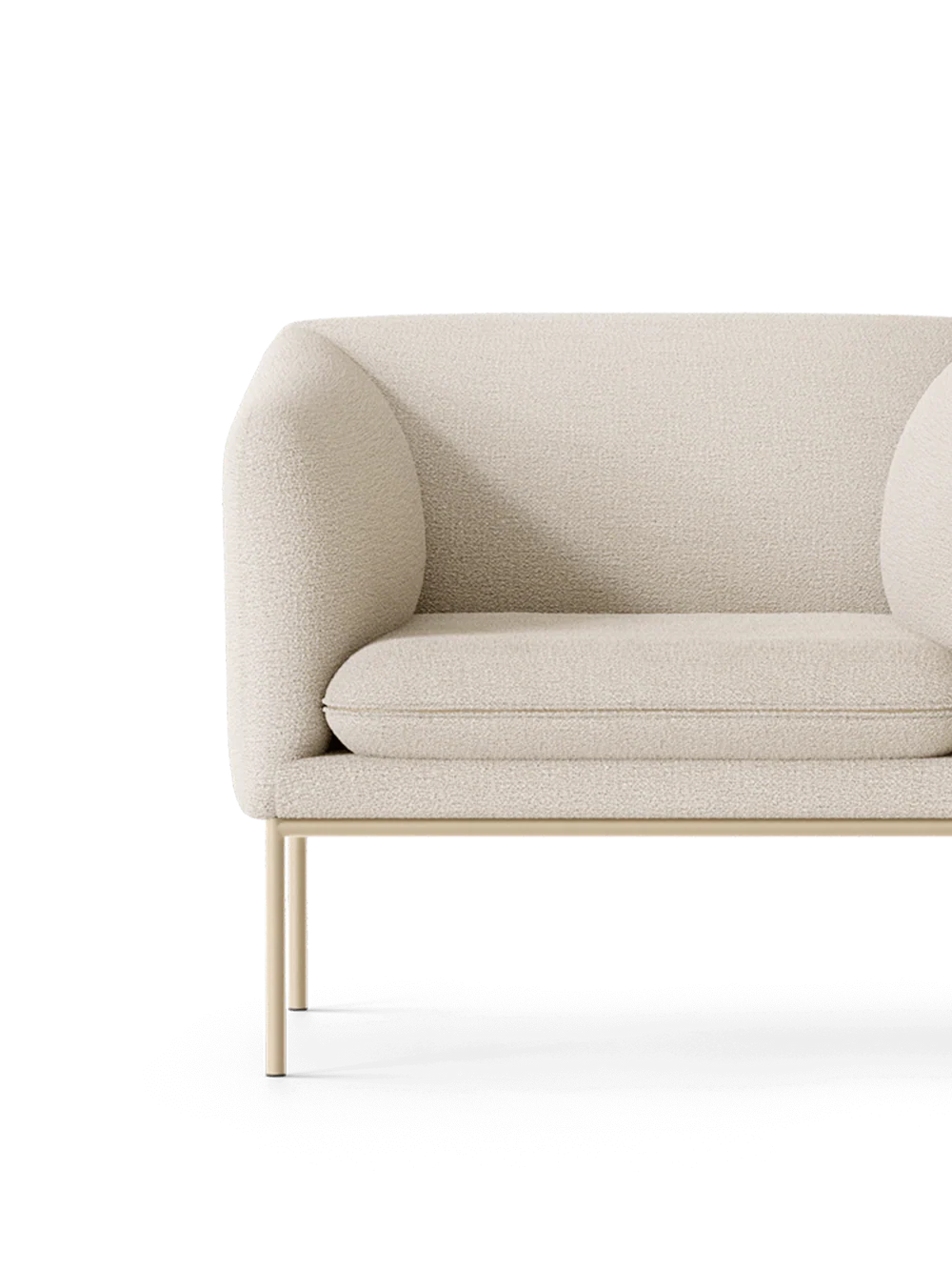 FERM LIVING | TURN 1-SEATER - CASHMERE - BOUCLE - OFF-WHITE | $2,975.00 - Image 3