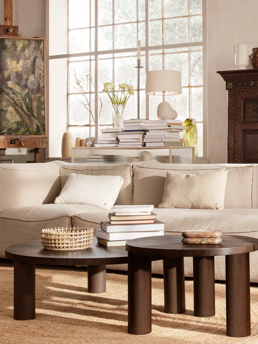 FERM LIVING | POST COFFEE TABLE - LARGE - LINES | $1,985.00 - Image 2