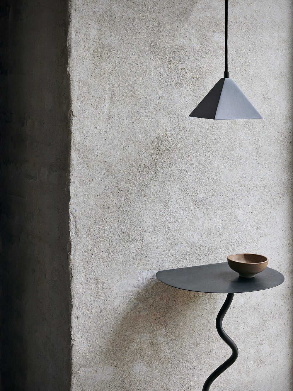 FERM LIVING | CURVATURE WALL TABLE - BLACK BRASS | $289.00 - Image 2