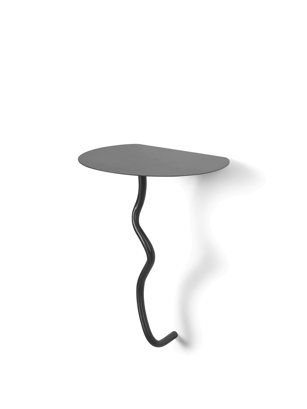 FERM LIVING | CURVATURE WALL TABLE - BLACK BRASS | $289.00 - Image 3