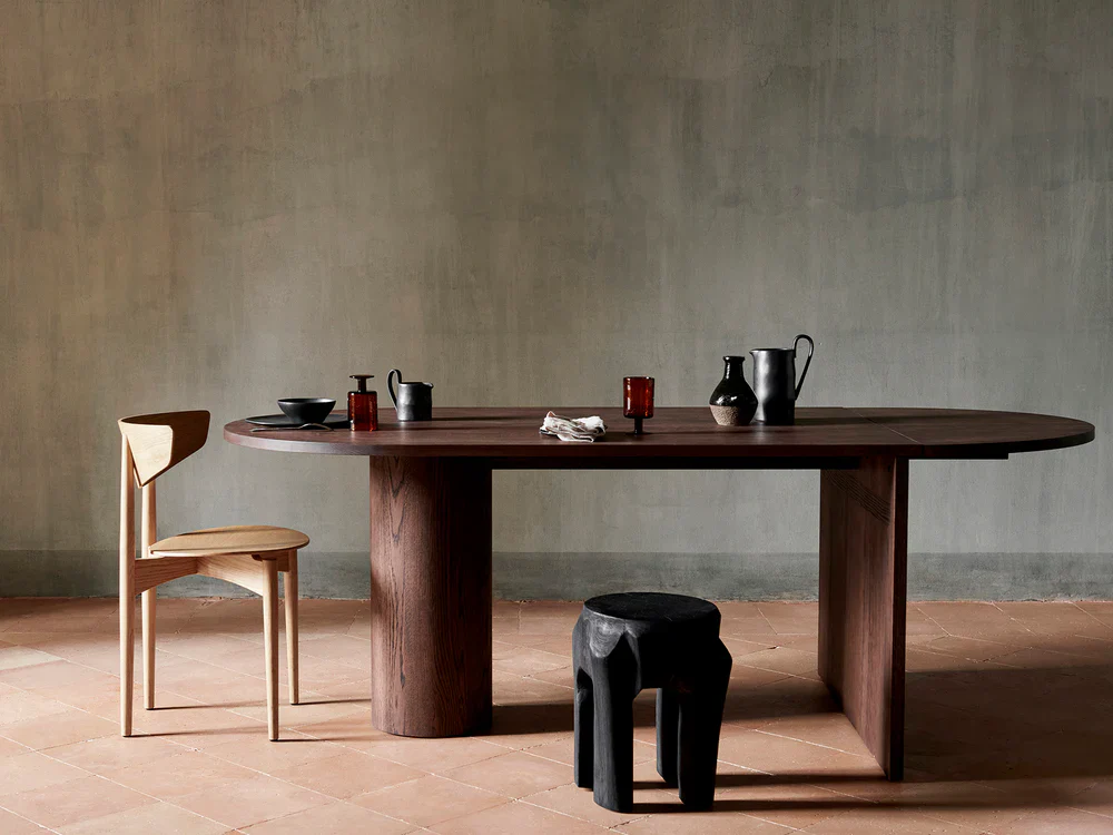 FERM LIVING | PYLO DINING TABLE - DARK STAINED OAK | $5,359.00 - Image 2