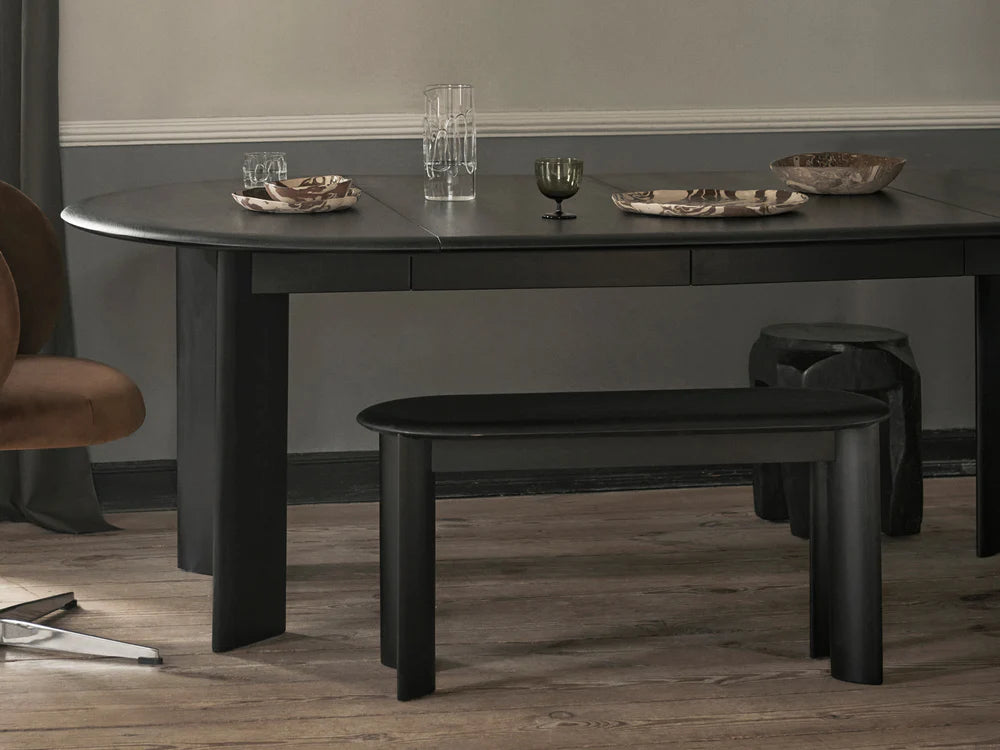 FERM LIVING | BEVEL TABLE - EXTENDABLE X 2 - BLACK OILED BEECH | $3,969.00 - Image 2