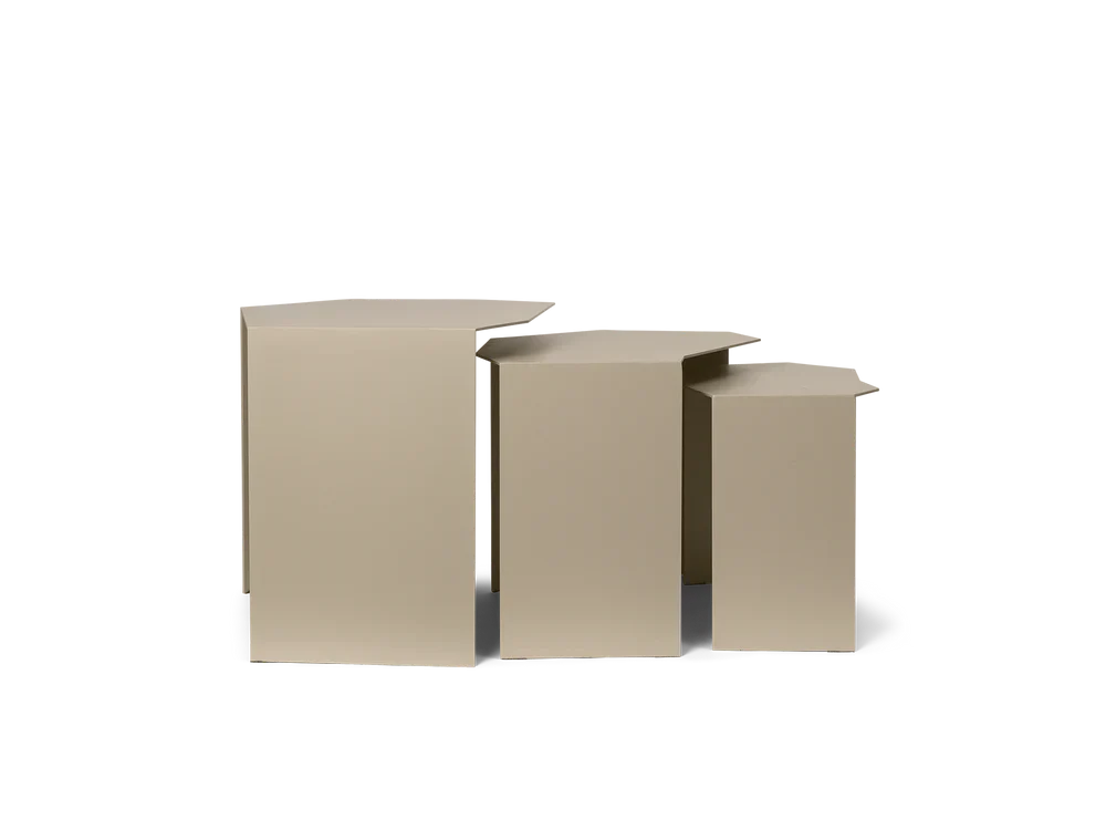 FERM LIVING | SHARD CLUSTER TABLES - SET OF 3 - CASHMERE | $1,089.00 - Image 3