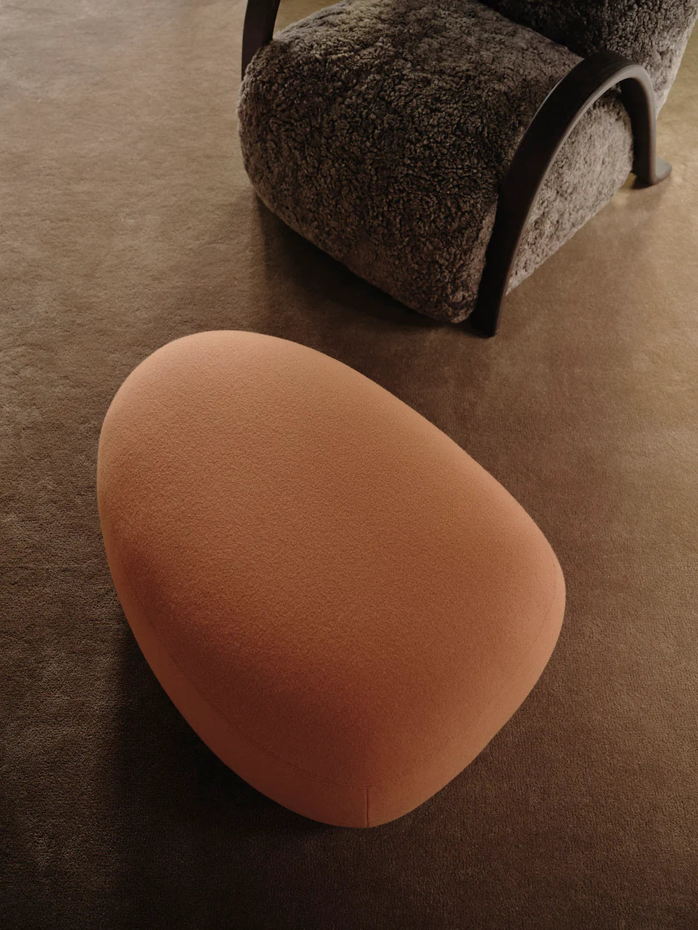 FERM LIVING | RICO LOUNGER POUF - TONUS - BURNT SIENNA | $1,685.00 - Image 2