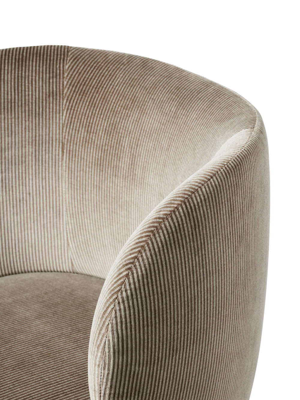 FERM LIVING | RICO DINING CHAIR - SWIVEL - DEVORE VELVET - FLINT GREY | $1,585.00 - Image 3