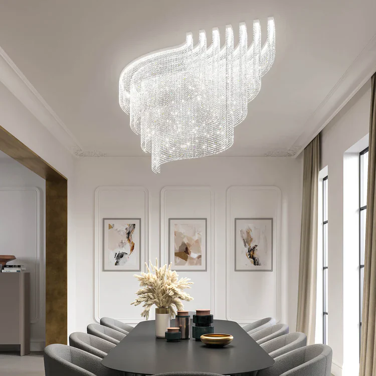 MASIERO | GALASSIA TRANSPARENT CRYSTAL CHANDELIER #1 | $46,125.00 - Image 3