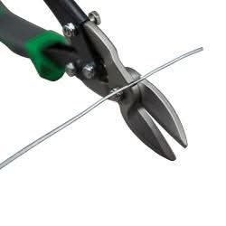 Klein Tools 1201R Aviation Snips with Wire Cutter, Right - Image 3