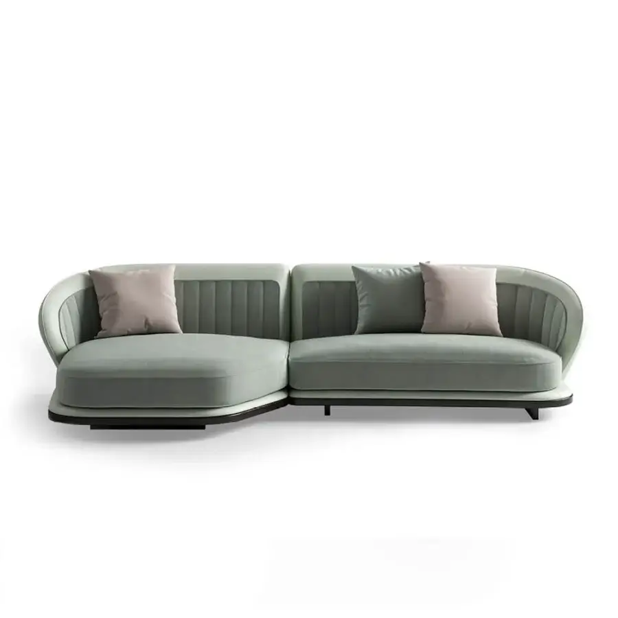 PIERRE LIGHT GREEN FABRIC SOFA I ,250.00