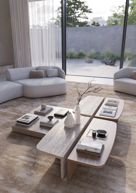 1280 PAVILION | Coffee table set $18,375.00 - Image 2