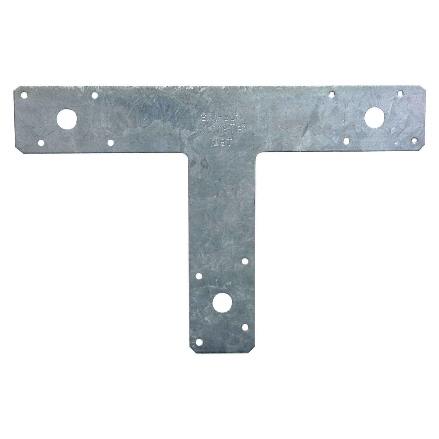 Simpson Strong-Tie 128T 12-in. x 8-in. 14-Gauge Galvanized T Strap - Image 2