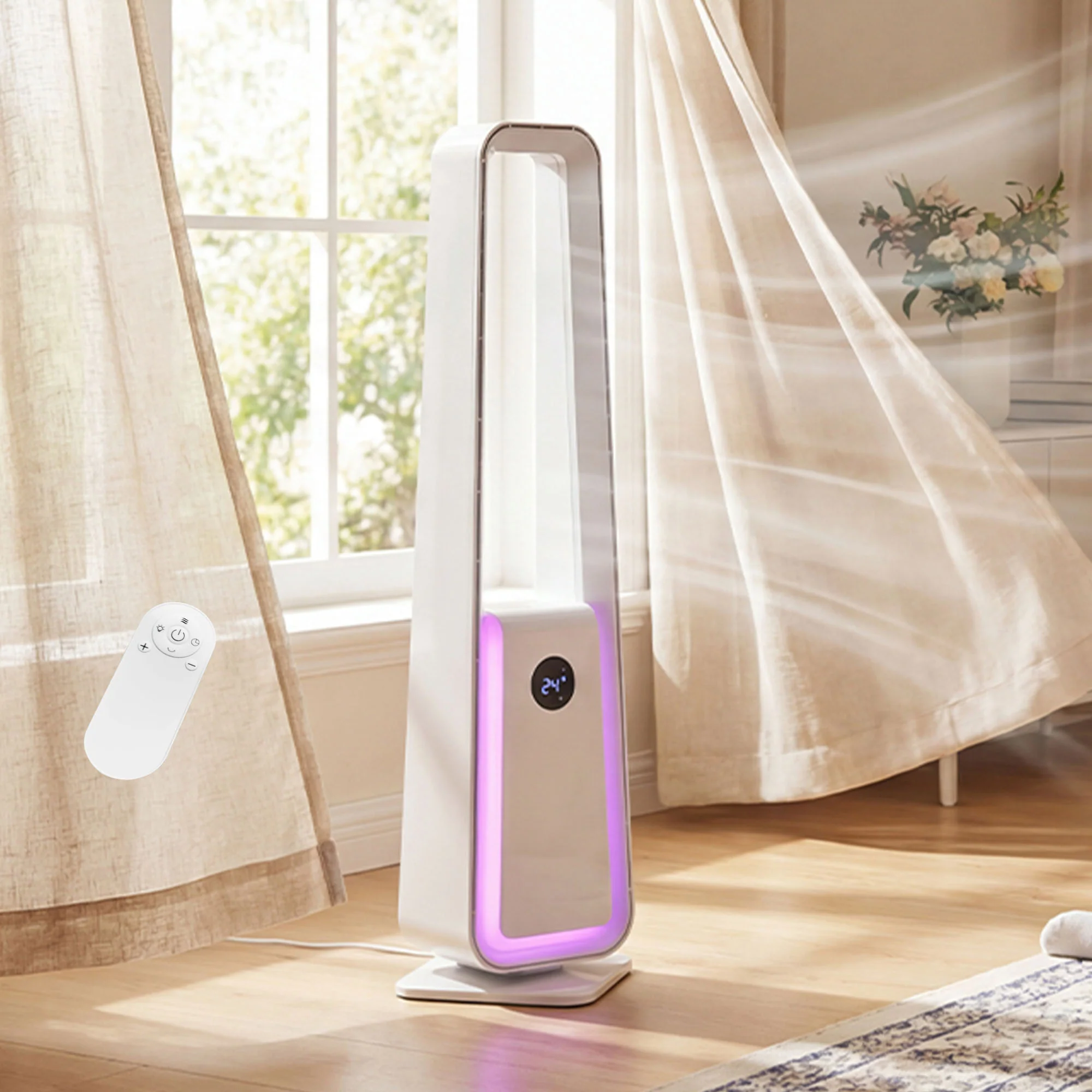 Advwin Powerful Standing Fan with Remote - Image 2