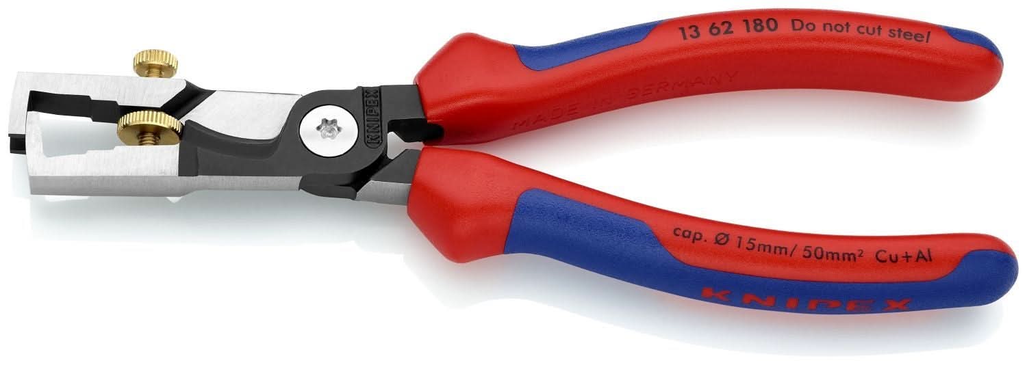 Knipex 13 62 180 Strix Insulation Strippers with Cable Shears - Image 2