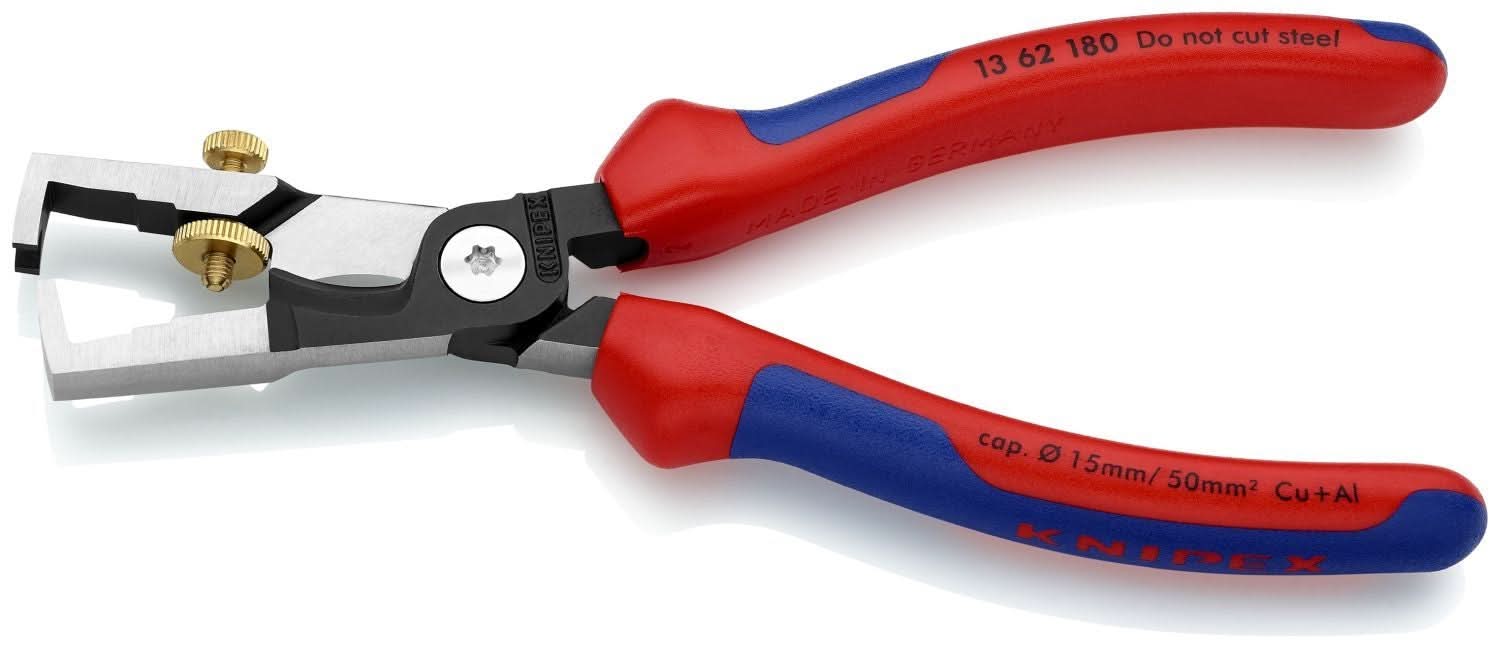 Knipex 13 62 180 Strix Insulation Strippers with Cable Shears - Image 3