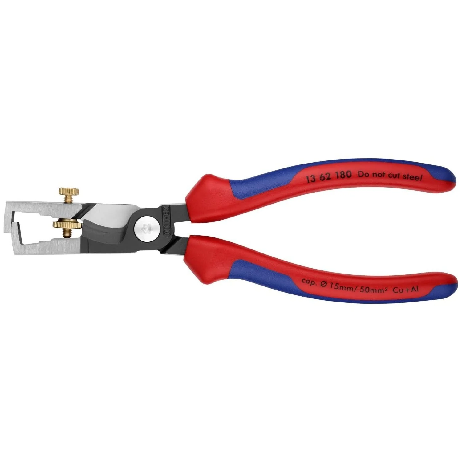 Knipex 13 62 180 Strix Insulation Strippers with Cable Shears - Image 1