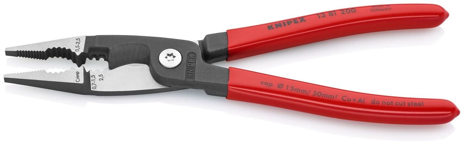 Knipex 13 81 200 6-in-1 Electrical Installation Pliers-Metric Wire - Image 3